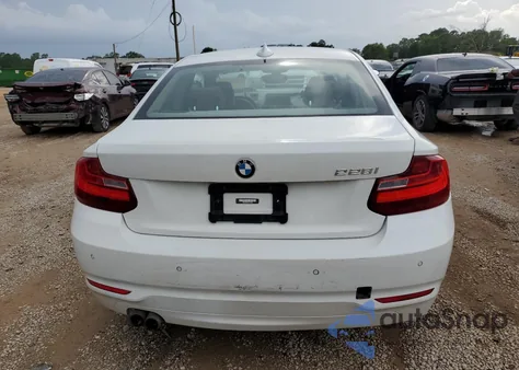 2014 BMW 228 I z USA, uszkodzony, nr VIN WBA1F5C50EVV99643